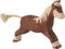 Holztiger Pferd, laufend, dunkelbraun, 80034