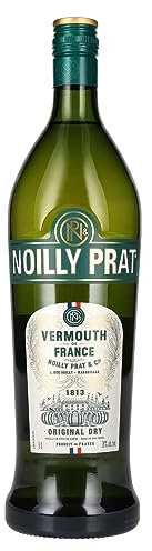 Noilly Prat Original Dry Vermouth, 18% vol., 1L / 100cl, französischer Aperitif mit 20 Kräutern und Gewürzen, darunter Kamille, Koriander, Bitterorangen und Holunderblüten