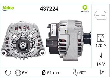 VALEO 437224 Lichtmaschinen