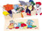 Goki - SO271 - Costumes - Coffret à Vêtements pour Souris - 2 Souris et 8 Tenues, Beige