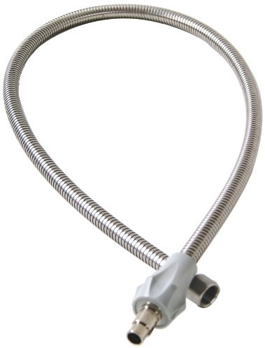 Schell 125040699 Sicherheits-Gassteckschlauch 0.1 bar 1250 mm, edelstahl/chrom