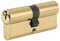 Yale P-ED3030-PB - Euro Cylinder Lock - 30/30 (70mm) / 30:10:30 - Brass Finish - Standard Security