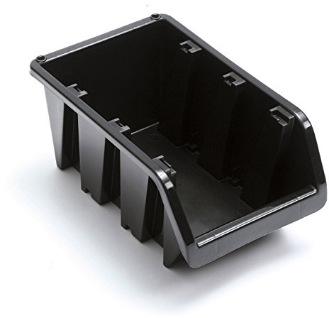 1 Stk. Stapelbox Gr. 2 Schwarz für Lagerregal Ballot & Bain Wandregal mit Stapelboxen