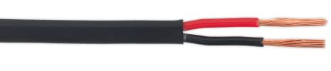 Sealey AC3220TWTN Automotive Cable Thin Wall Flat Twin 2 x 1mm² 32/0.20mm 30mtr Black