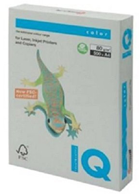 Mondi IQ A4 80gsm Gefärbt Kopier Papier - 500 Seiten (1 Ries) Grau