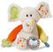 NICI Activity Schmusetier 23cm, Kuscheltier für Babys und Kleinkinder zum Kuscheln und Fördern, pastellfarben, 39704