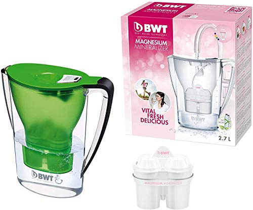 BWT Magnesium mineralizante Filter Jug & 2.7L Filter 1, grün