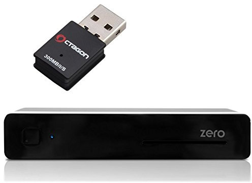 VU+ Plus Zero E2 Linux Full HD H265 Sat 1x DVB-S2 Receiver Schwarz + 150Mbit Wlan Stick