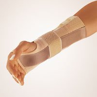 bort 103580 haut Arm- und Handgelenkschiene zur Unterstützung des Handgelenkes mit zusätzlichem Stabilo-Band rechts oder links, links small, beige