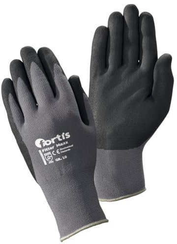 fortis Handschuh Fitter Maxx, Größe 11 (Arbeitshandschuh FitterMaxx Nitrilhandschuh Schutzhandschuh Arbeitshandschuhe Arbeitsschutzhandschuhe Feinmechanikerhandschuhe Mechanikerhandschuhe)