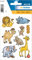 HERMA 3334 Aufkleber Zootiere klein groß, 24 Stück, Tiere Sticker mit Löwe Elefant Giraffe Affe Motiv, Kinder Etiketten für Fotoalbum Tagebuch Poesiealbum Scrapbooking Geburtstag Dekoration Briefe DIY