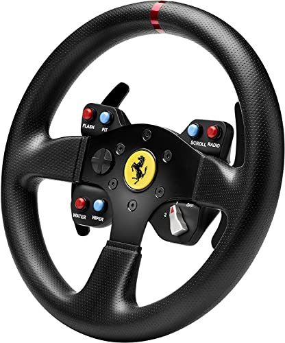 Thrustmaster Ferrari GTE Wheel - Ferrari 458 Challenge Edition - Offiziell von Ferrari lizenziert fur PS4/Xbox/PC