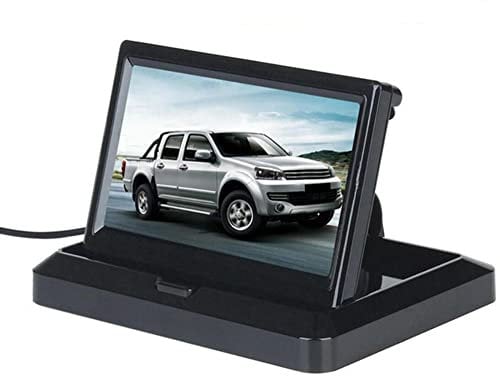 BW 5.0 Foldable Digital HD 800 * 480 TFT LCD Car Rear View Backup Monitor for Car Reversing Camera, Car Rearview Camara,CCTV Camera DVD