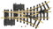 LGB – Elektrische Dreiwegweiche R1 – 30° - 12360, Gleiserweiterung für Gartenbahn, Gleismaterial, Zubehör, Spur G, Maßstab 1:22,5