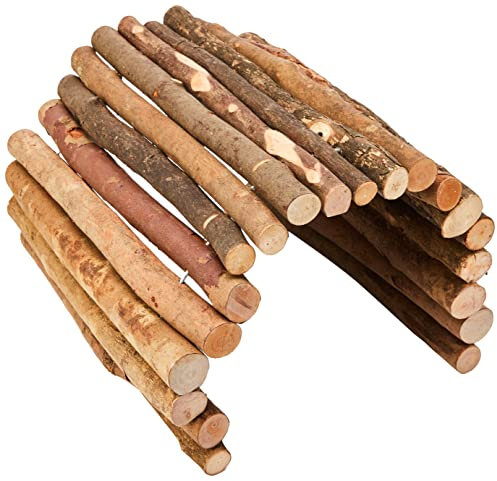 Kerbl Holzbrücke (Material Naturbelassenes Holz, L x B 50 x 30 cm, flexible Holzbrücke für Nagetiere, zahnfreundlich) 84084