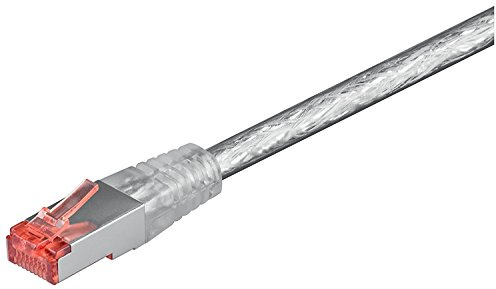 Goobay 93567 CAT 6 Patchkabel, S/FTP (PiMF), Transparent - Kupfermaterial