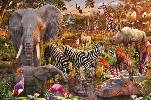 Ravensburger 17037 - Afrikanische Tierwelt - 3000 Teile Puzzle