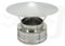 DianKamin accessoires chaudières – Chapeau chinois inox double paroi – Diam. 80 x 130