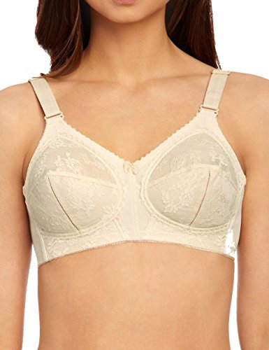 Triumph Doreen Classic Full Cup Non Wired Soft Cup Supportive Bra 10004822 Chrysantheme/Vanille/Crem Off-White 38C