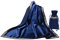 BLESSUME Altar Tarot Tischdecke Samt mit Tarot Tasche (Blau)