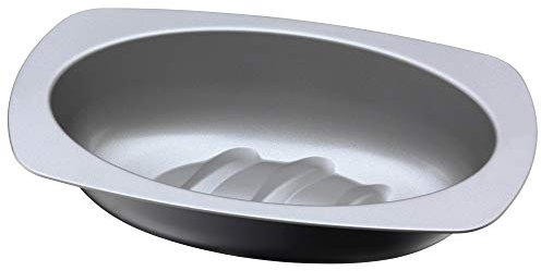 Original Kaiser Inspiration Brotbackform oval 32 cm, Backform Brot für 750g Brote, Kastenform Kuchen Brote, antihaftbeschichtet, sauerteigbeständig, Griffrand
