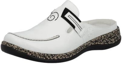 Rieker Damen 46393 Clogs, White 80, 40 EU