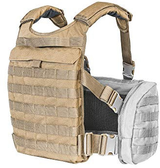 Tasmanian Tiger TROOPER BACK PLATE KHAKI OSFM - Einheitsgröße; Khaki