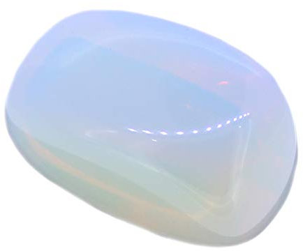 Budawi® Opalglas Trommelstein Handschmeichler Handstein Taschenstein