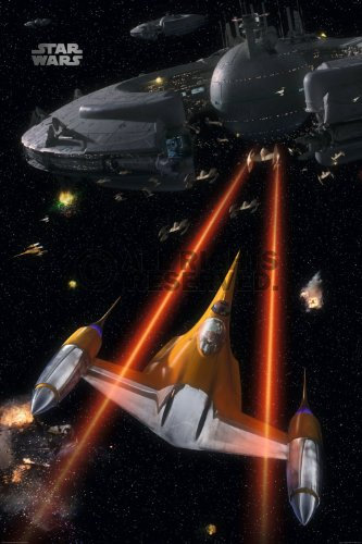 REINDERS Star Wars - Weltraum-Schlacht - Poster 61 x 91,5 cm
