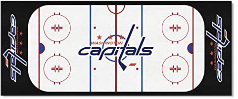 FANMATS 10565 NHL Washington Hauptstädte Nylon Gesicht Football Field Runner Team Farbe, 76,2 x 182,9 cm