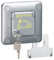 Legrand 077898 IP55 IK10 Encastrée Prise avec Volet Verrouillé Green'up Access pour Véhicule Électrique, Modes 1 ou 2, 16A, 230V