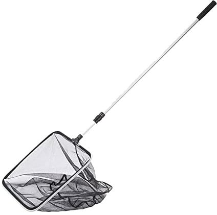 FIAP PondNet Active Square - 350 x 350 mm - Profi - Teichkescher - Kescher - Fischkescher - Teichzubehör - Zubehör - Teichreinigung - Reinigung - Gartenteich