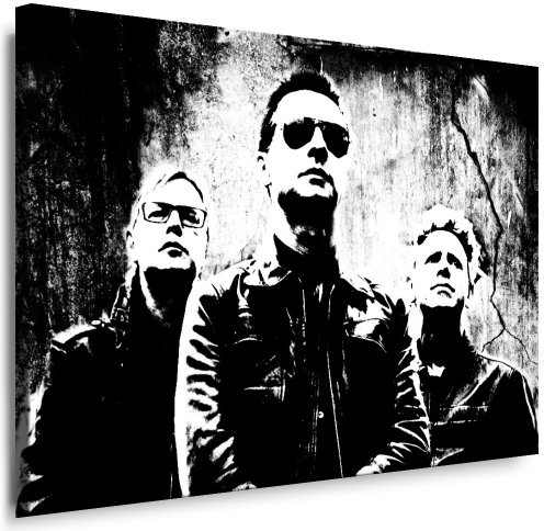 Kunstdruck Depeche Mode Leinwandbild fertig auf Keilrahmen/Leinwandbilder, Wandbilder, Poster, Pop Art Gemälde, Kunst - Deko Bilder