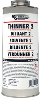 MG Chemicals 4352-1L Thinner Type 2, 945mL Liquid Metal Can