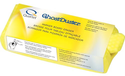 Nobo Q920332 Whiteboard-Löscher GhostDuster, 13.2 x 5.3 x 3.5 cm, 1 Stück, blau/gelb