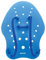 SEAC Hand Paddle Paleta para el Entrenamiento de natación en la Piscina y en el mar, Azul, M