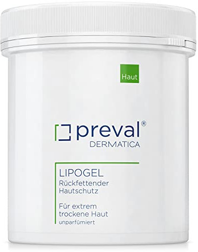 preval® LIPOGEL | Handcreme 400 g | Rückfettender Haut- und Kälteschutz für extrem trockene Haut