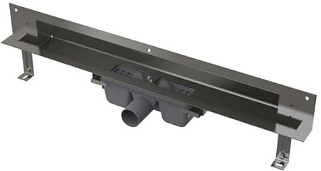 Alcaplast Wandablaufrinne Edelstahl - befliesbar ALCA 850mm