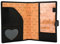 Petit Amour ♥ Lederetui Schwarz Mutterpasshülle Etui Organizer Leona A5 Schreib- & Dokumentenmappe Stifthalter Reisepass