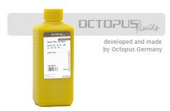 Octopus Nachfülltinte kompatibel für HP 14, 17, 23, 78 Druckerpatronen, Tintenpatronen gelb, 1L, Non-OEM