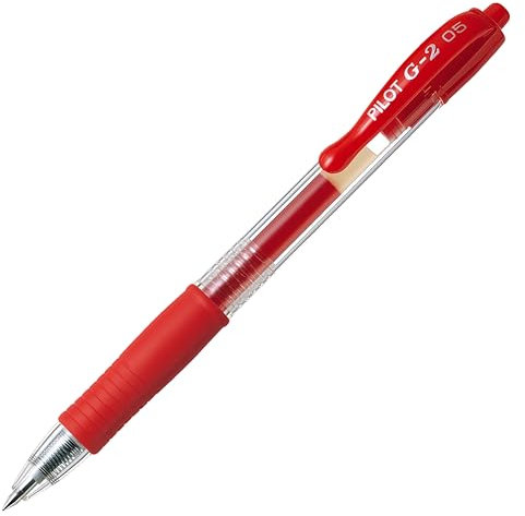 Dlugopis zelowy Pilot G-2 Czerwony Fine