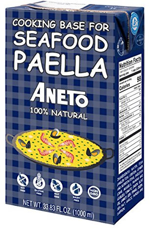 ANETO caldo de pescado y marisco para paella envase 1 lt