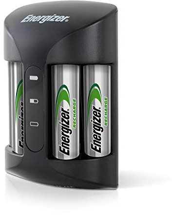 Energizer Carica Batterie Ricaricabili, Recharge Pro, per Batterie AA e AAA 639837