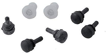 RMS Set Gummistöpsel Blende Motor Vespa 50, 1. Serie (Gummi/Silentblock)