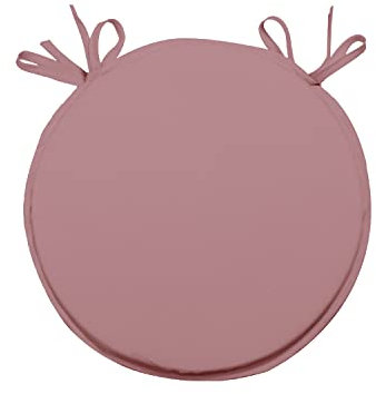 Soleil d'ocre, Alix Dessus de Chaise Bistrot, Polyester, Rose, 40 cm