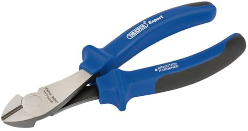 Draper Expert 68892 160 mm Heavy-Duty Soft-Grip High-leverage Diagonal Side Cutters , Blue