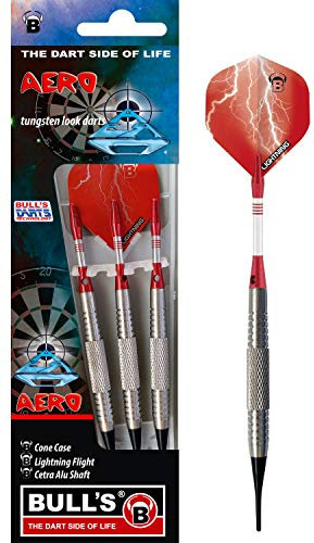 Bull's Erwachsene 17328 Bulls 3 Softdart Aero Tunsteel 18g, M, Mehrfarbiges Motiv