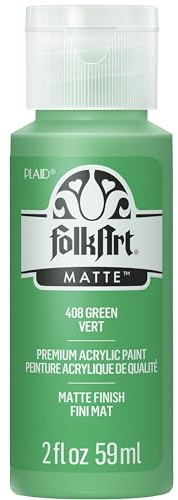 FolkArt Acrylic Paint in Assorted Colors (2 oz), 408, Green