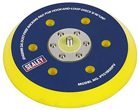 Sealey PTC150DFV DA Dust-Free Backing Pad for Hook & Loop Discs Ø145mm 5/16UNF