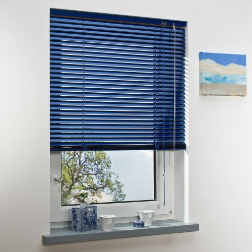 Liedeco | Aluminium-Jalousie | orientblau B50cm x H160cm